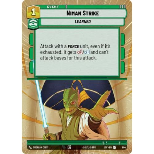 Niman Strike (Hyperspace Foil) (864)  Foil