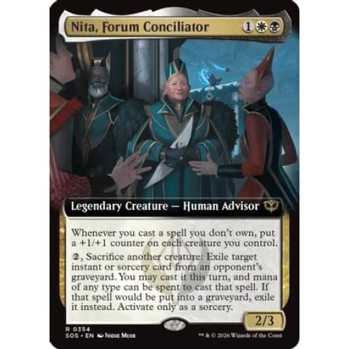 Nita, Forum Conciliator (Extended Art) (SOS-354) Foil