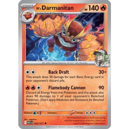 N's Darmanitan (33) Uncommon