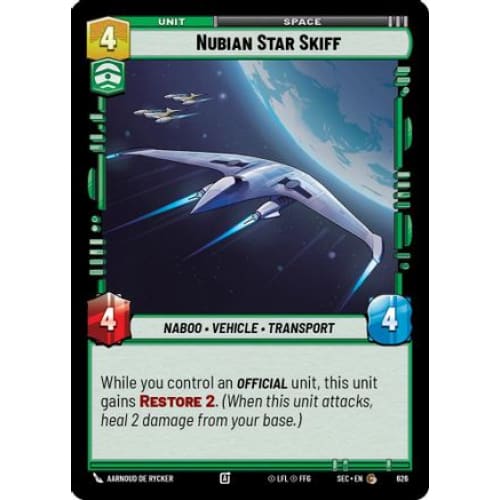 Nubian Star Skiff (Foil) (626)  Foil