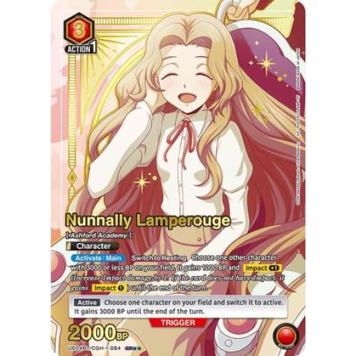 Nunnally Lamperouge (084) (SR**) (UE04BT/CGH-1-084) - UE04BT CODE GEASS Lelouch of the Rebellion Foil