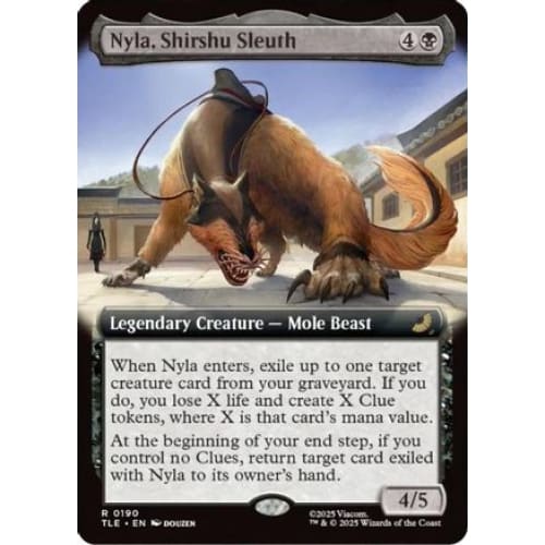 Nyla, Shirshu Sleuth (Extended Art) (TLE-190) Foil