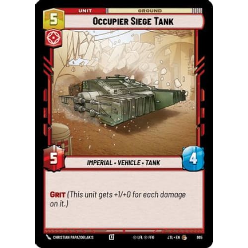 Occupier Siege Tank (Foil) (665)  Foil