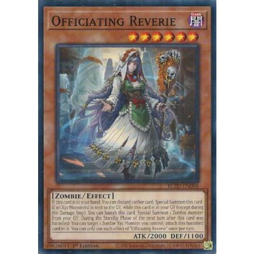 Officiating Reverie - BLZD-EN088 Common / Short Print 1st Edition