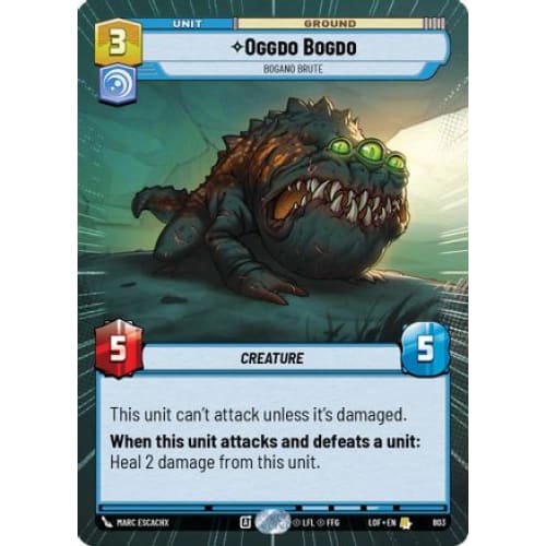 Oggdo Bogdo - Bogano Brute (Hyperspace Foil) (803)  Foil