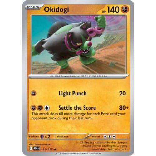 Okidogi (122) Rare Classic Holofoil