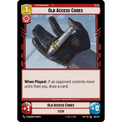 Old Access Codes (168/257)