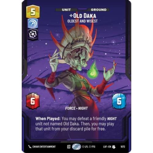 Old Daka - Oldest and Wisest (Prestige Foil) (1072)  Foil