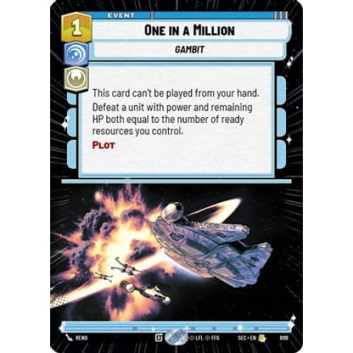 One in a Million (Hyperspace Foil) (809)  Foil