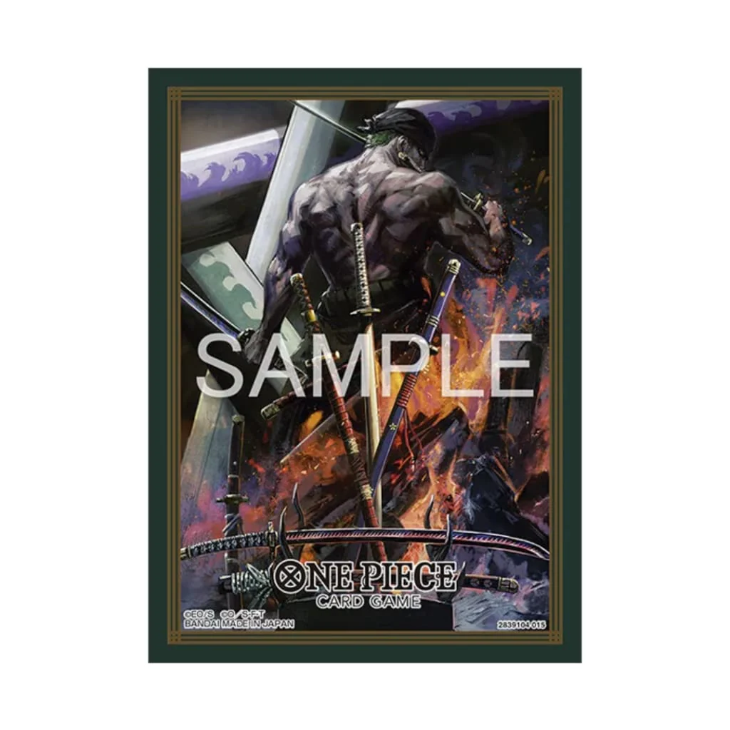 One Piece CG OFFICIAL CARD SLEEVES 14 - Roronoa Zoro