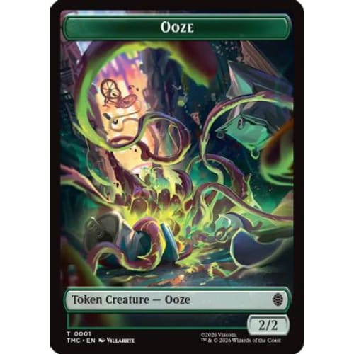 Ooze // Copy Double-Sided Token (TMC-1 // 1) Foil