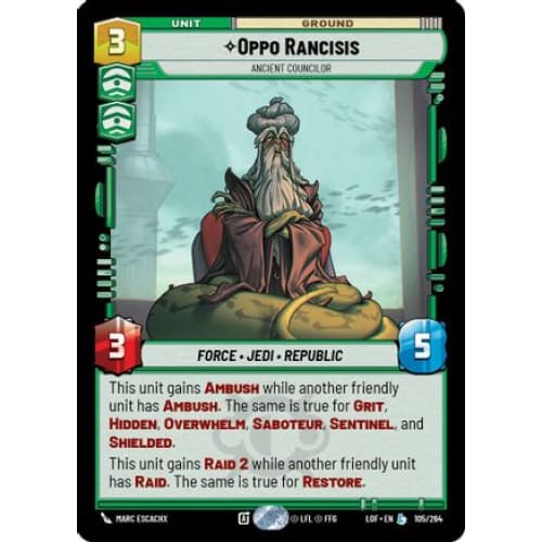 Oppo Rancisis - Ancient Councilor (105/264)