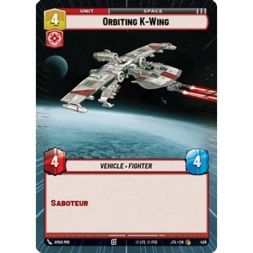 Orbiting K-Wing (Hyperspace) (428)