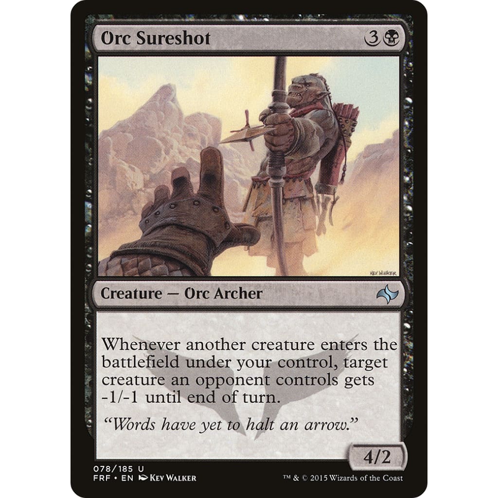 Orc Sureshot (FRF-078) Foil
