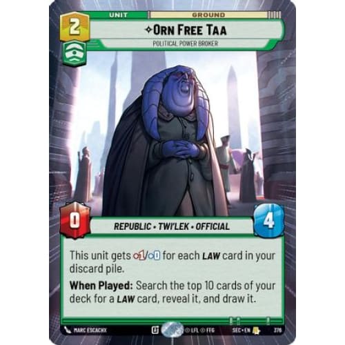 Orn Free Taa - Political Power Broker (Hyperspace) (376)