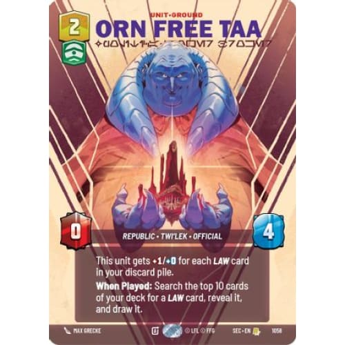 Orn Free Taa - Political Power Broker (Prestige) (1058)