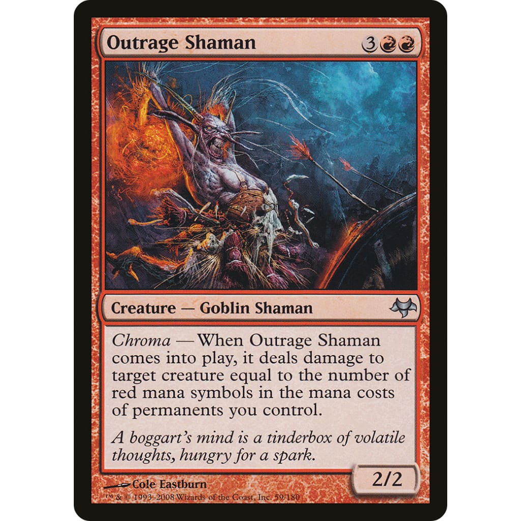 Outrage Shaman (EVE-059) Foil