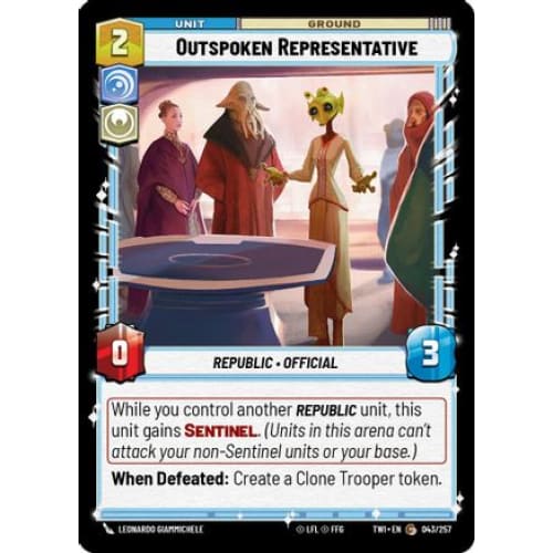 Outspoken Representative (043/257)