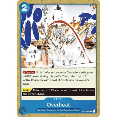 Overheat OP01-086 R Starter Deck 17: BLUE Donquixote Doflamingo
