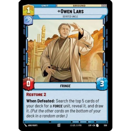Owen Lars - Devoted Uncle (Foil) (559)  Foil