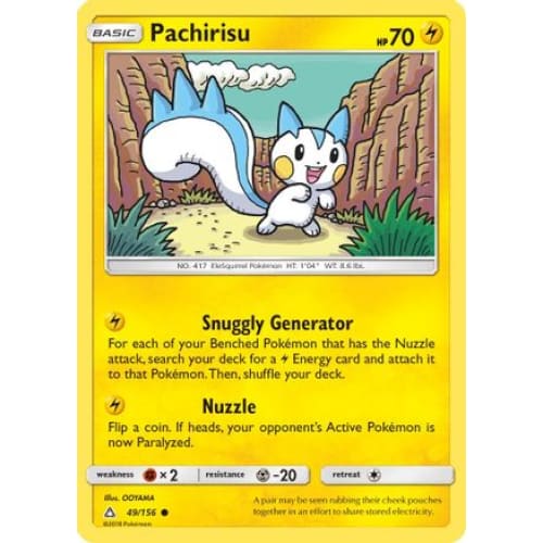 Pachirisu (49) Common Reverse Holofoil