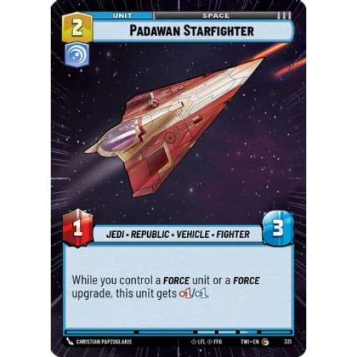 Padawan Starfighter (Hyperspace) (331)  Foil