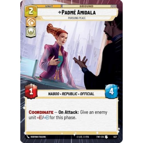 Padmé Amidala - Pursuing Peace (Hyperspace) (457)  Foil