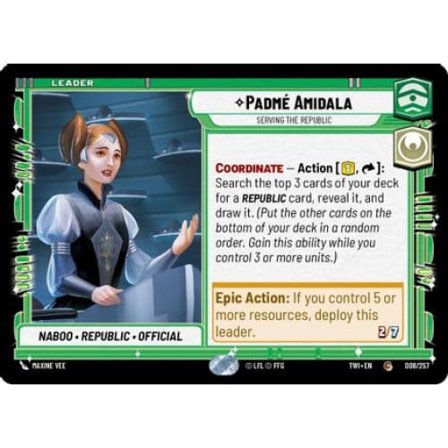 Padmé Amidala - Serving the Republic (008/257)