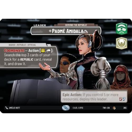 Padmé Amidala - Serving the Republic (Showcase) (265)  Foil