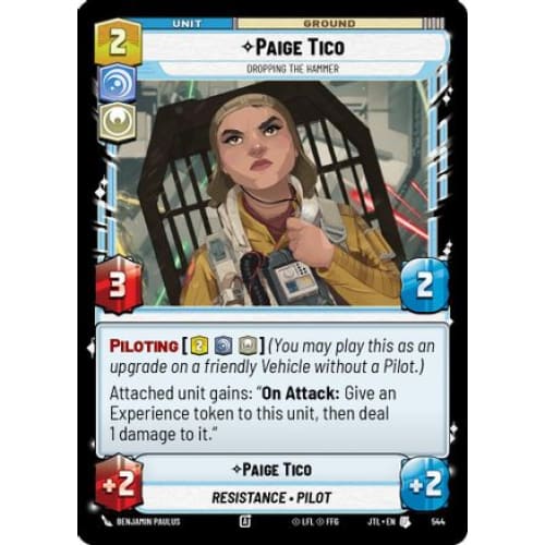 Paige Tico - Dropping the Hammer (Foil) (544)  Foil