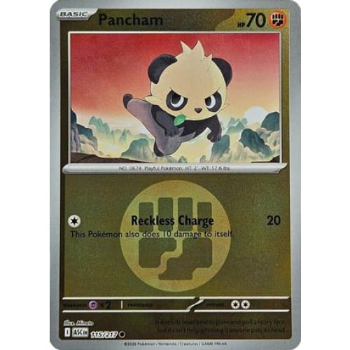 Pancham (Energy Symbol Pattern) (115) Common Reverse Holofoil