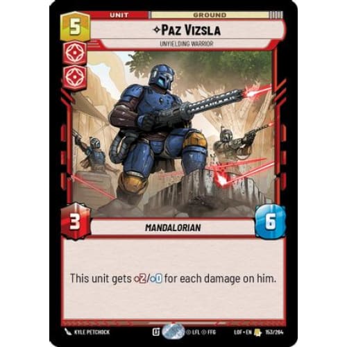 Paz Vizsla - Unyielding Warrior (153/264)