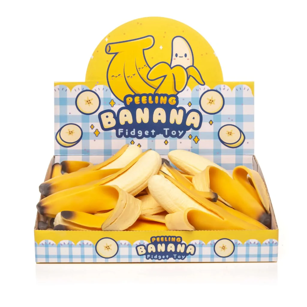 Peeling Banana Squishy Stress Toy