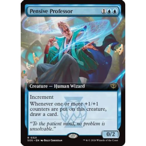 Pensive Professor (Extended Art) (SOS-321)