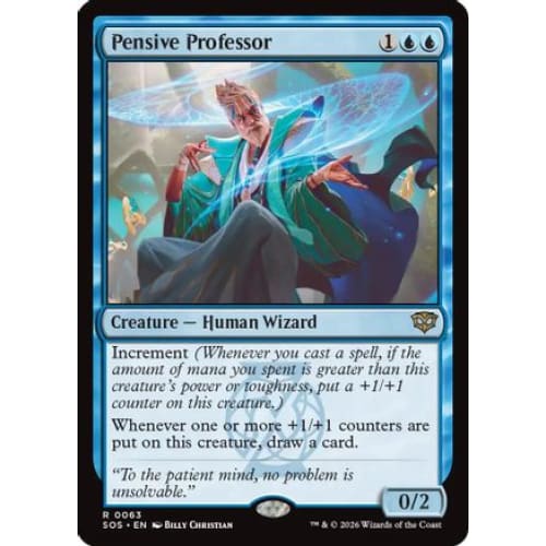 Pensive Professor (SOS-063)