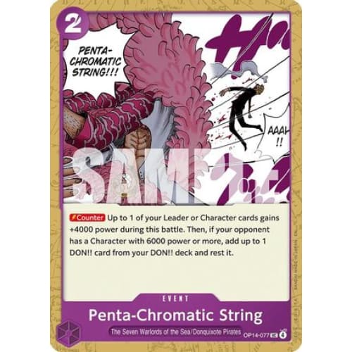 Penta-Chromatic String OP14-077 UC The Azure Sea's Seven