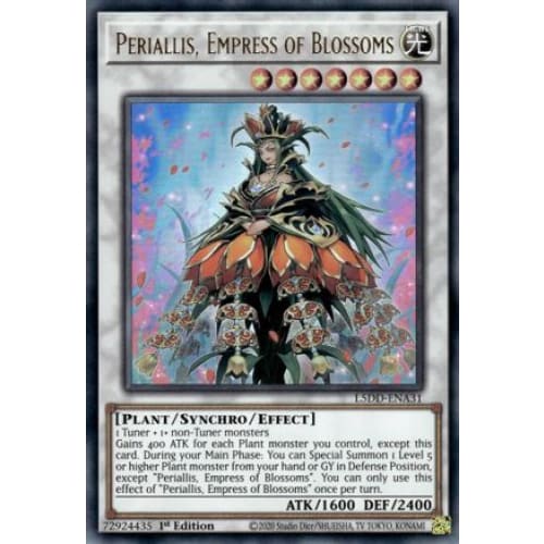 Periallis, Empress of Blossoms - L5DD-ENA31 Ultra Rare 1st Edition