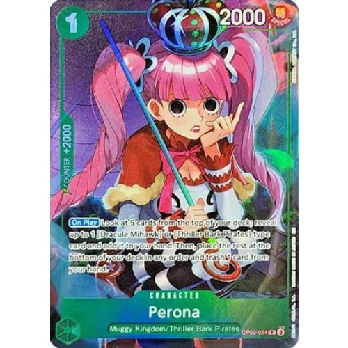 Perona (Illustration Box Vol.4) OP09-034 R One Piece Promotion Cards  Foil