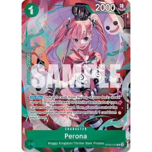 Perona - OP09-034 OP09-034 R Extra Booster: One Piece Heroines Edition  Foil