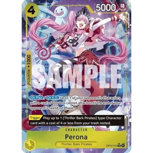Perona - OP14-111 (Alternate Art) OP14-111 R The Azure Sea's Seven  Foil