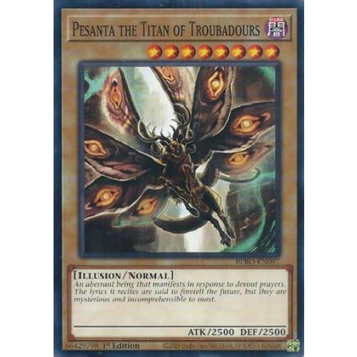 Pesanta the Titan of Troubadours - BPRO-EN097 Common / Short Print 1st Edition
