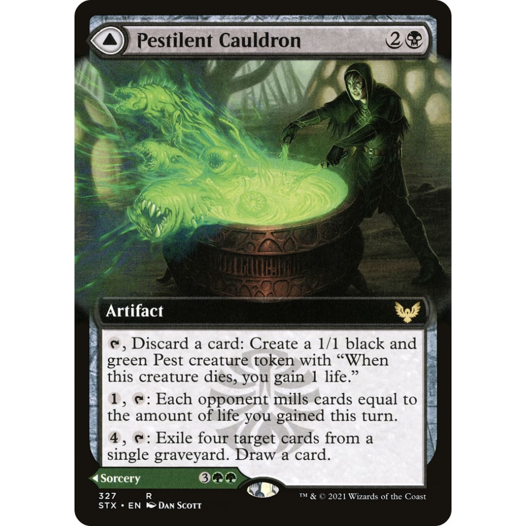 Pestilent Cauldron (Extended Art) (STX-327): (Extended Art) - Image 3