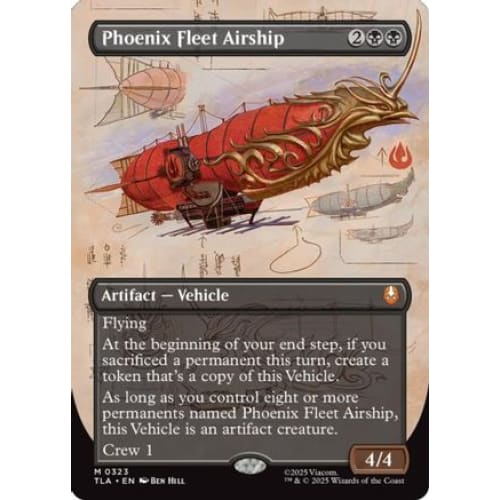 Phoenix Fleet Airship (Borderless) (TLA-323) Foil