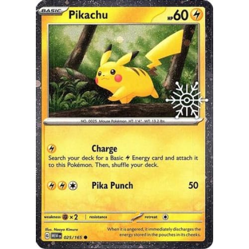Pikachu - 025/165 (Holiday Calendar) Common