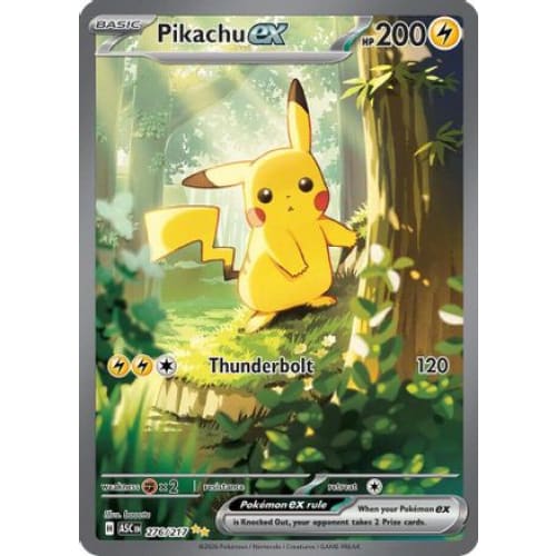 Pikachu ex - 276/217 (276) Special Illustration Rare Holofoil