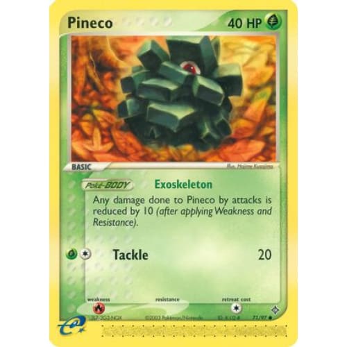 Pineco (71) Common Reverse Holofoil
