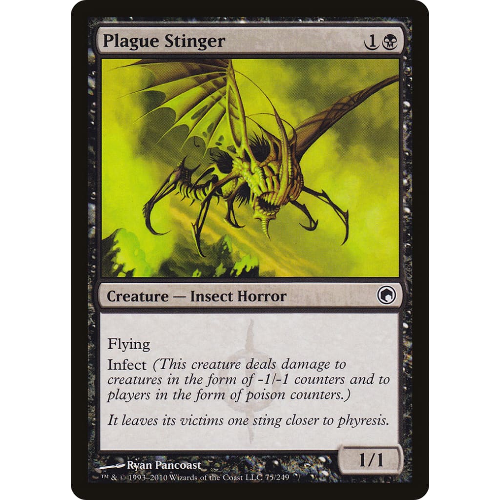 Plague Stinger (SOM-075) Foil