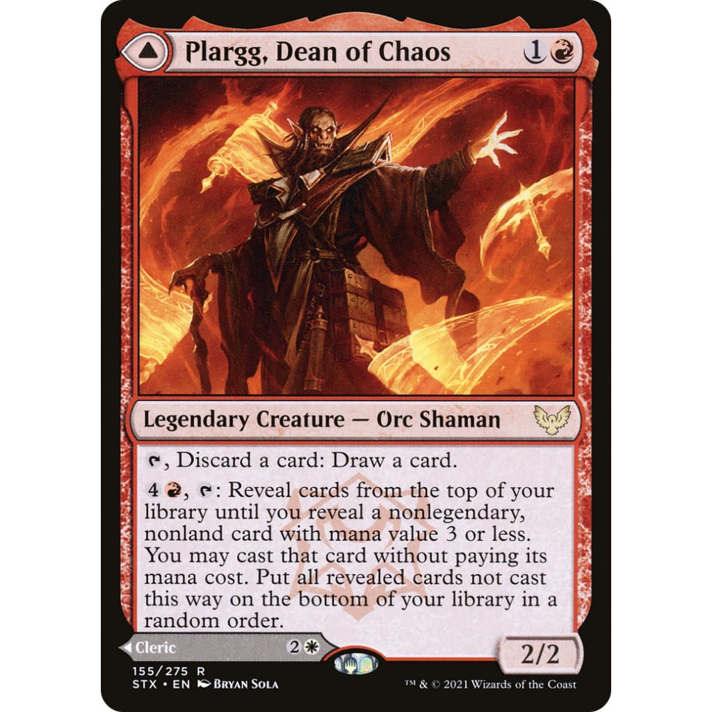 Plargg, Dean of Chaos (STX-155) Foil