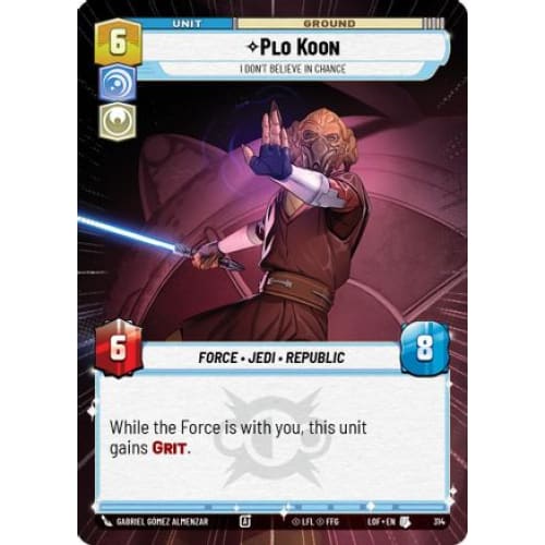 Plo Koon - I Don't Believe in Chance (Hyperspace) (314)
