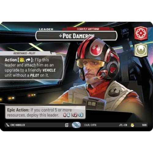 Poe Dameron - I Can Fly Anything (Showcase) (1009)  Foil